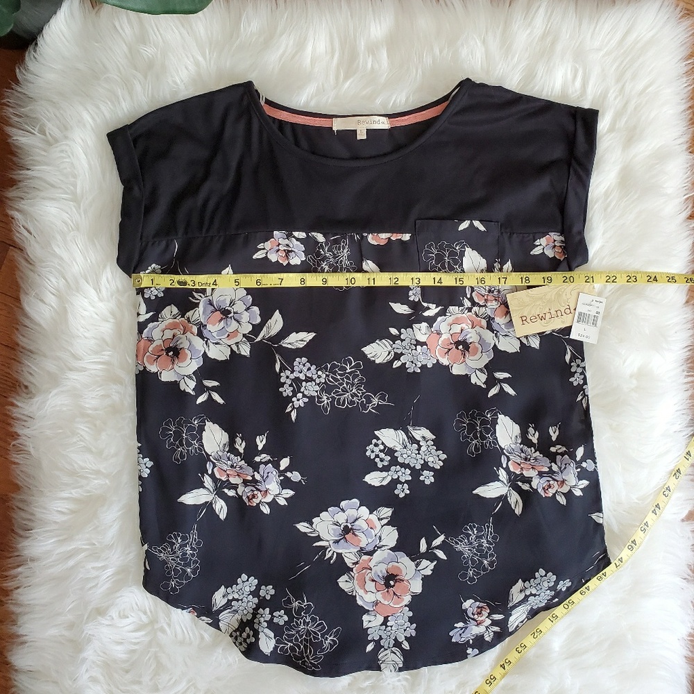Floral blouse NWT
